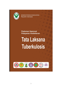 Pedoman Nasional Pelayanan Kedokteran Penyakit TB