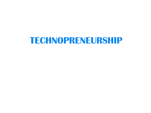 4. Technopreneurship Siapa itu Entrepreneur / Intrapreneur
