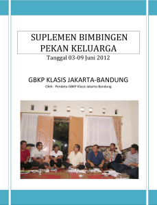 suplemen bimbingen pekan keluarga