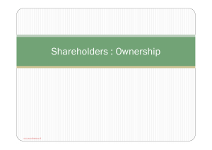Shareholders : Ownership - Universitas Mercu Buana