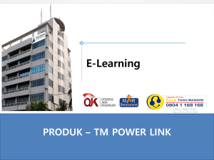 (OJK) Fitur Produk TM Power Link Adalah Produk Unit