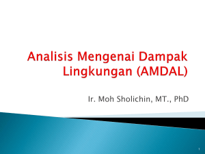 Analisis Mengenai Dampak Lingkungan (AMDAL)