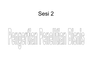 penelitian bisnis