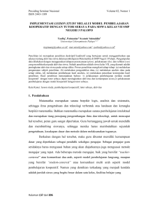 implementasi lesson study melalui model pembelajaran kooperatif