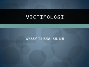 victimologi - Wessy Trisna, SH. MH