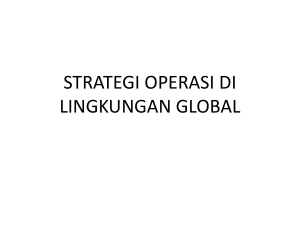bab ii strategi operasi di lingkungan global
