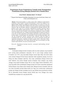 Jurnal Didaktik Matematika