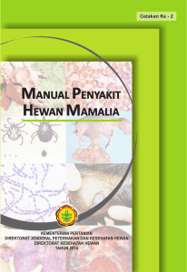 manual penyakit hewan mamalia - Wiki Sumber Informasi iSIKHNAS
