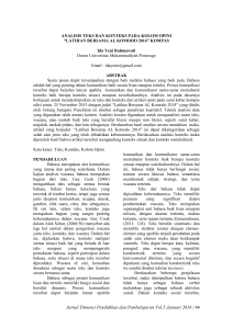 Jurnal Dimensi Pendidikan dan Pembelajaran Vol.5