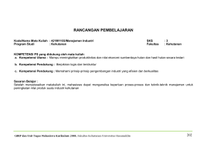 29 Manajemen Industri - Universitas Hasanuddin