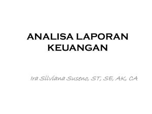 ANALISA LAPORAN KEUANGAN