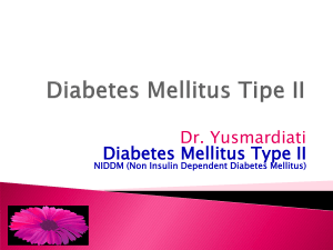 Diabetes Mellitus