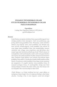 f ilsafat pendidikan islam studi pemikiran pendidikan