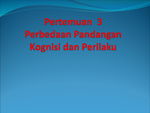 Perilaku Konsumen dan Strategi Pemasaran