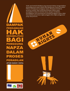 Studi kasus 5 Kota - Persaudaraan Korban Napza Indonesia