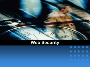 Web and Application Security