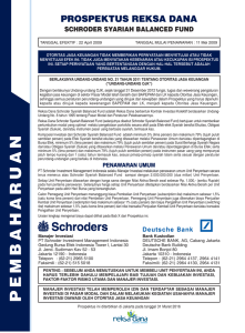 Schroder Syariah Balanced Fund