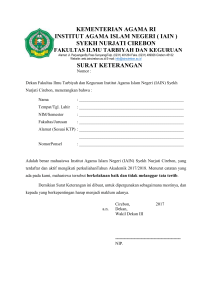 surat keterangan - IAIN Syekh Nurjati Cirebon
