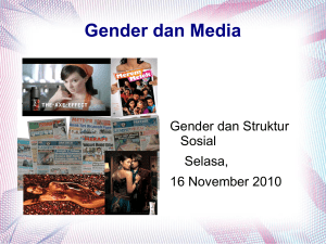 Relasi Kekuasaan, Gender, dan Media