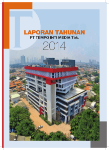 laporan tahunan - Korporat Tempo Inti Media
