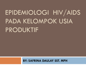 epidemiologi hiv/aids