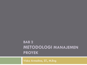 bab 2 metodologi manajemen proyek