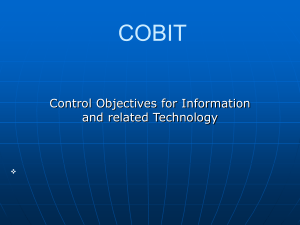 Audit Sistem Informasi dengan COBIT