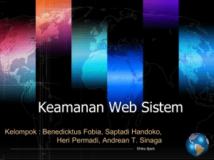 Keamanan Web Sistem