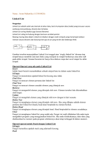 Linked List - E-learning UPN JATIM