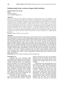 pembuatan gigitiruan overdenture