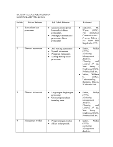SAP Komunikasi Pemasaran