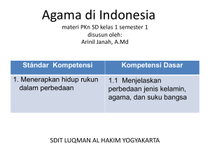 Agama di Indonesia