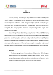 BAB I - Balai Diklat Industri Yogyakarta
