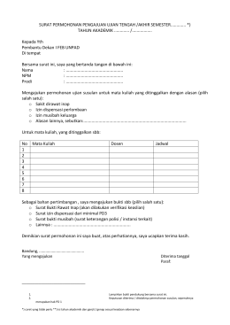 Check list prakualifikasi csms