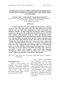 analisa pengaruh variasi diameter throttle valve pada karburator