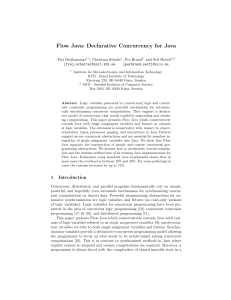 Flow Java: Declarative Concurrency for Java