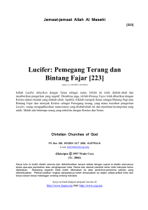 Lucifer: Pemegang Terang dan Bintang Fajar [223] - Jemaat