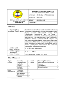 Kontrak Kuliah Ekin2013 - Official Website STIE DR. KHEZ