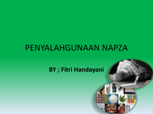 penyalahgunaan napza