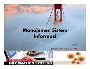 Manajemen Sistem Informasi Manajemen