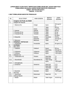 lapiran berita acara rapat timpenyusun formularium obat, bahan