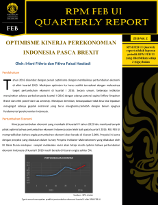 optimisme kinerja perekonomian indonesia pasca brexit