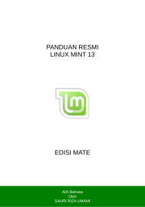 Panduan Resmi Pengguna Linux Mint