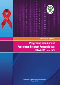 Pengisian Form Manual Pencatatan Program Pengendalian HIV