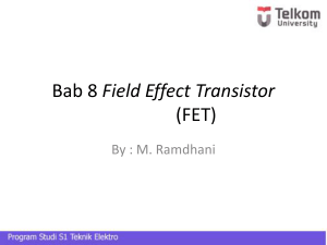 Bab 8 FET - Mohamad Ramdhani