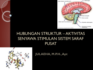 hubungan struktur * aktivitas senyawa perangsang sistem saraf pusat