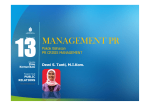 management pr - Universitas Mercu Buana