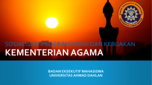 Business Project Plan - BEM Universitas Ahmad Dahlan