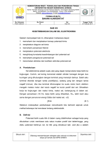 kesetimbangan dalam sel elektrokimia