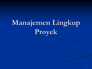 Manajemen Lingkup Proyek 3